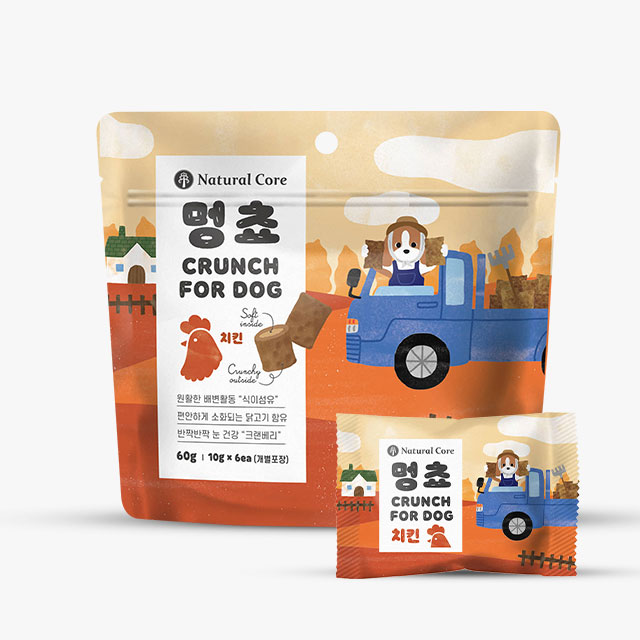韓國 Natural Core Crunch For Dog (雞肉) 60g|狗狗營養零食♡狗糧/零食